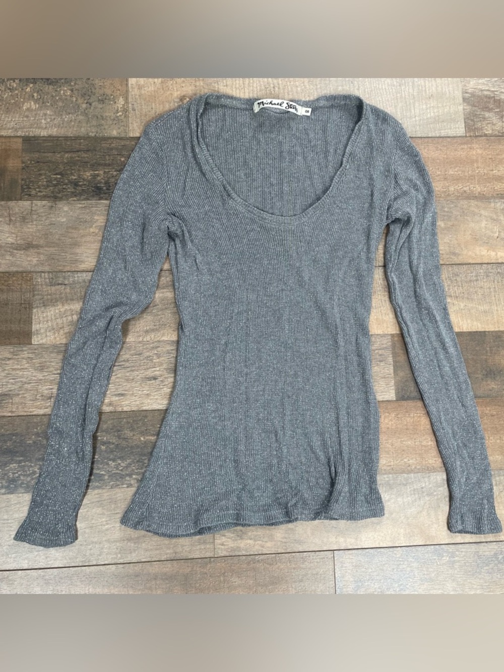 Michael Stars ribbed long sleeve tee